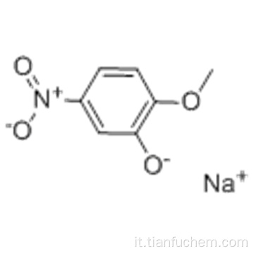 Sale di sodio 2-metossi-5-nitrofenolo CAS 67233-85-6